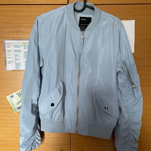 Fly women's jacket Bershka like new, light blue