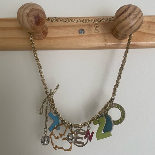 Kenzo necklace and bracelet set like new with unique charms