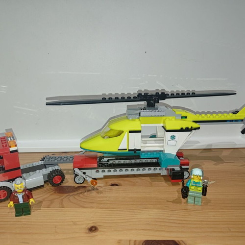 Lego Rescue Helicopter Transport Town City 60343 like new