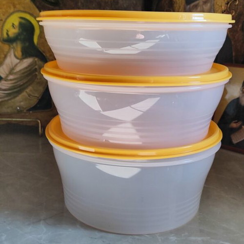 Tupperware 3 containers 1.2L, 1.4L and 1.9L new