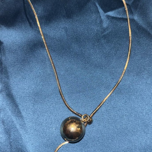 Women's gold-tone stainless steel necklace new with adjustable clasp and long chain