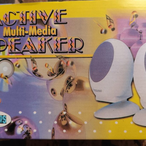 Computer speakers white color new