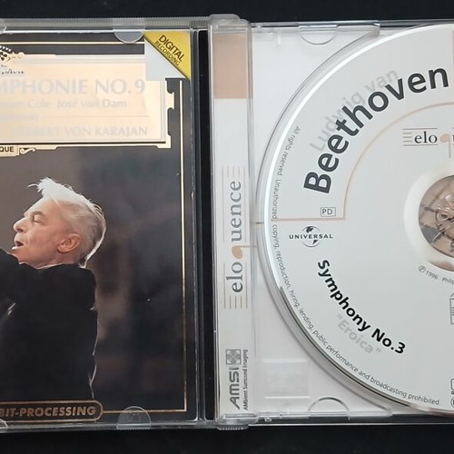 Beethoven Symphonies Nos. 1 & 3 "Eroica" CD