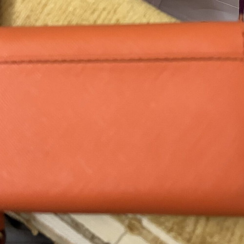 Michael Kors orange wallet for coins and cards, new