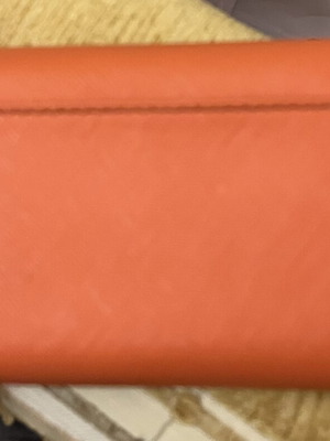 Michael Kors orange wallet for coins and cards, new
