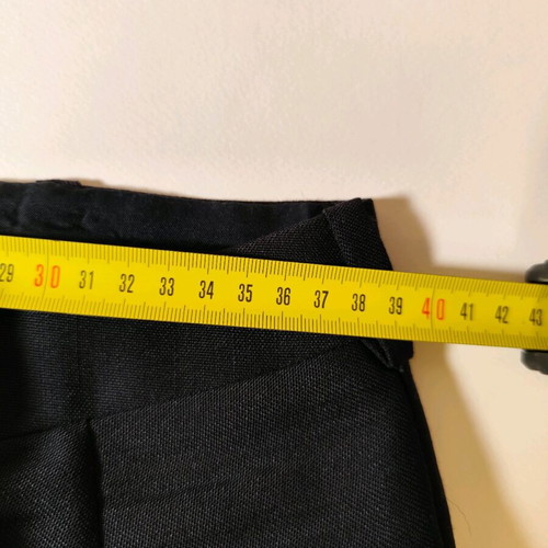 Blue fabric pants used S-M size