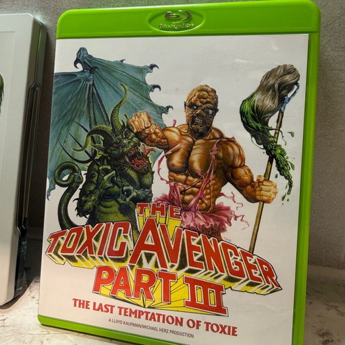 Toxic Avenger 1-3 Blu-ray σαν καινούργιο, πακέτο με steelbook