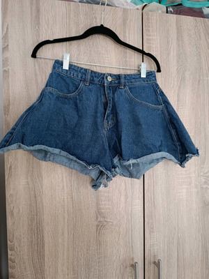 Denim shorts like new, size S 36 8, blue