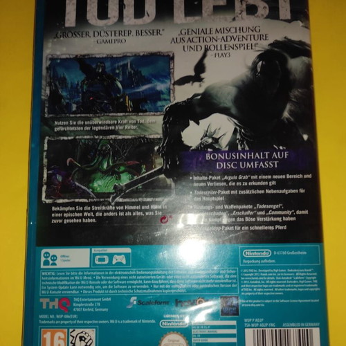 Darksiders II Nintendo Wii U new, adventure game