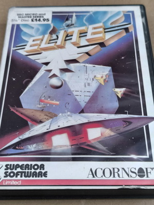 Elite (Superior Software / Acornsoft) BBC Micro Disk like new, complete box