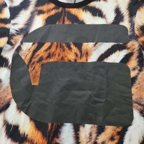 G-Star Mostom Men's T-shirt new, tiger print, size S