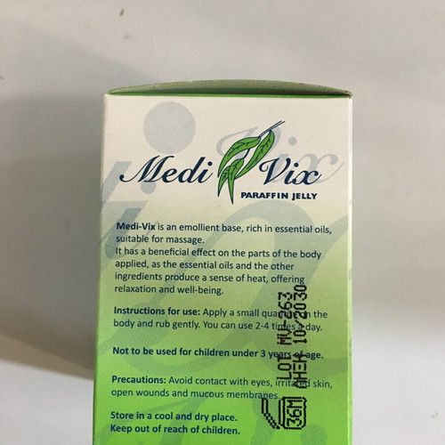 Medi-Vix paraffin jelly for local massage 45gr new