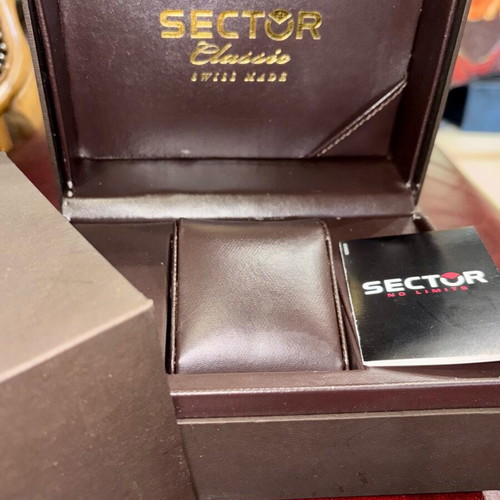Sector Classic watch case like new with box and booklet