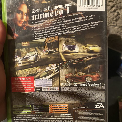 Need for Speed Most Wanted Xbox Original игра като ново