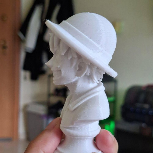 Luffy 3D Printed Figure like new, biodegradable PLA