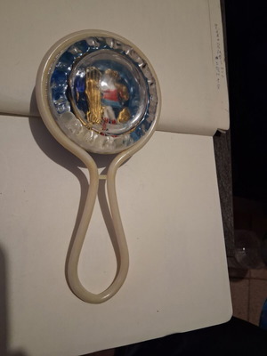 Rattle 70s Greek bone-like No2 new