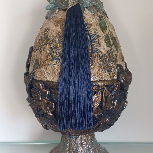 Easter egg handmade ceramic new, 19 cm