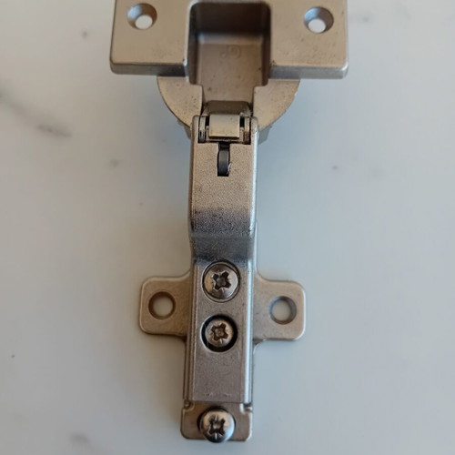 Cabinet Hinges with Knee, Austrian, Stainless Steel, Pack of 40, New