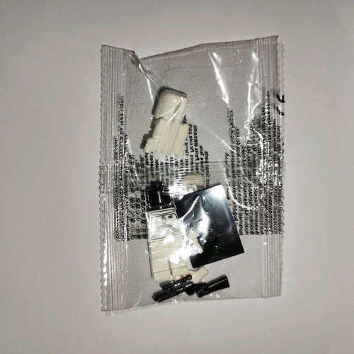 Boba Fett White Prototype Suit new with stand and gun LEPIN
