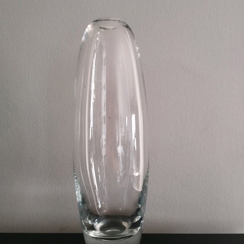 KROSNO Polland vase like new, crystal, 37cm height