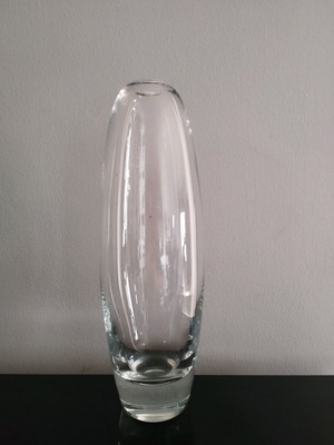 KROSNO Polland vase like new, crystal, 37cm height