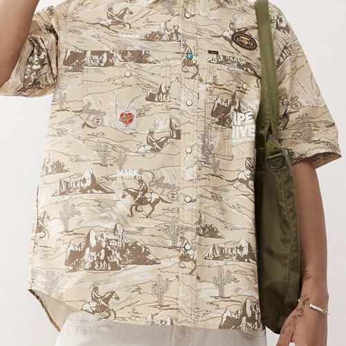 Aape By A Bathing Ape® shirt new, size M, beige