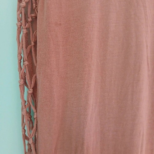 Minkpink maxi dress size M like new, beige