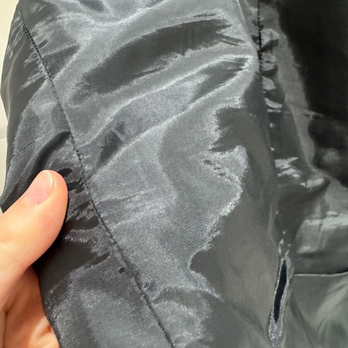 Men's reversible vest S like new, black and gray