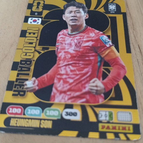 Heungmin Son Golden Baller card no.6 Adrenalyn XL 2026