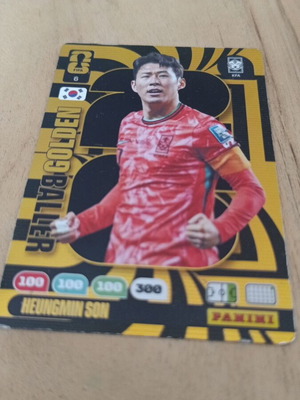 Heungmin Son Golden Baller card no.6 Adrenalyn XL 2026