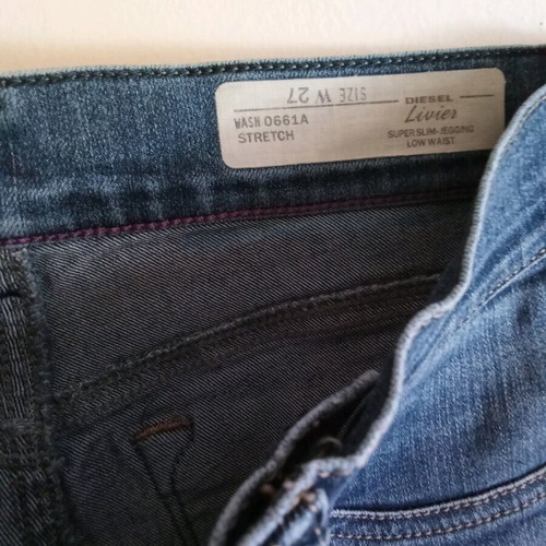 Diesel Livier Super Slim Jeans like new, blue