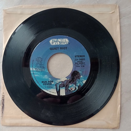 Quiet Riot Cum on Feel The Noise 45rpm single used, metal