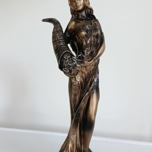 Fortuna statue goddess of fate happiness and luck like new 28 cm