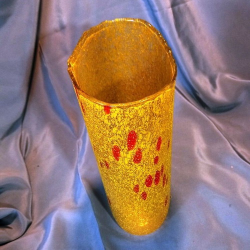 Kosta Boda Chicko 49606 Bertil Vallien Art Glass Vase 21cm like new