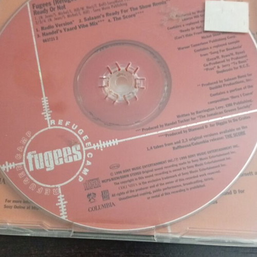 Fugees Ready or Not CD single like new