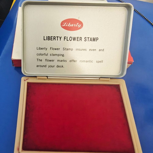 Vintage Liberty Stamp Ink Box new