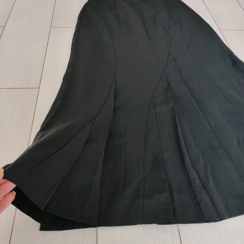 Women's Vintage Pleated Skirt Black Like New XS/S