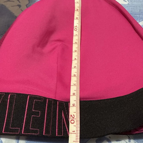 Calvin Klein bikini set like new, fuchsia with black elastic band