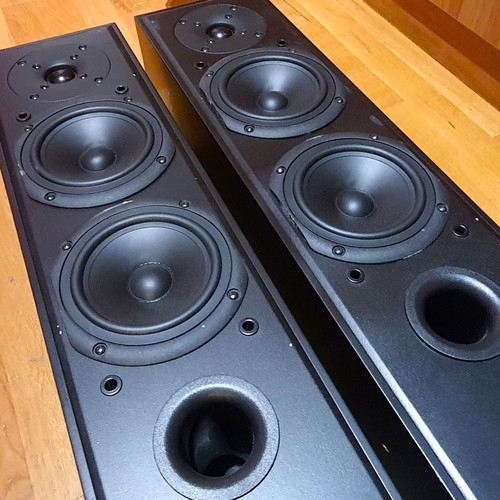 Roister Silver 6 bass reflex speakers 120W, made in Greece