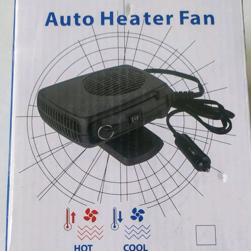 Car heater 12v - 24v black new