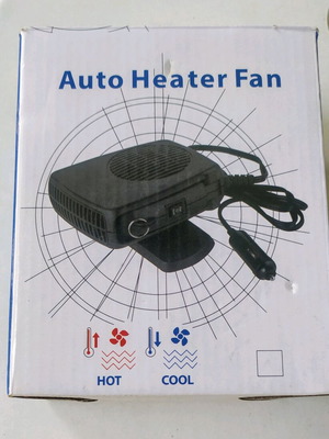 Car heater 12v - 24v black new