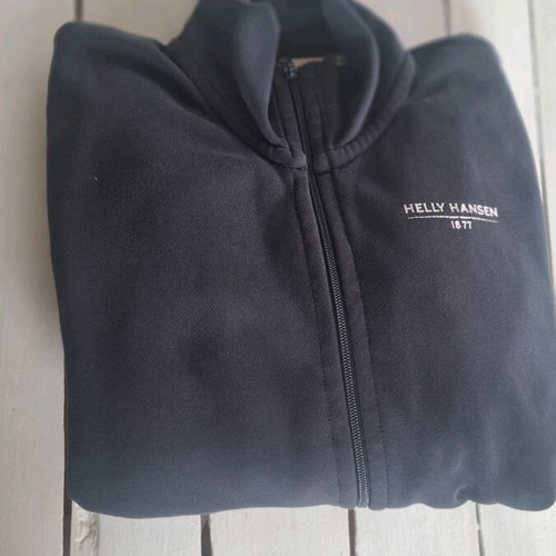 Helly Hansen fleece with zipper blue size Medium used