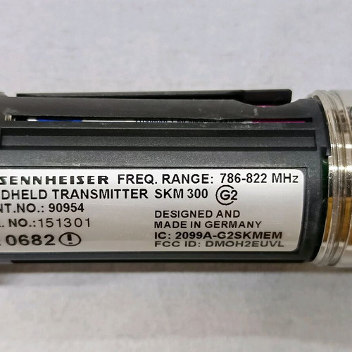 Sennheiser EW300 G2 wireless microphone used