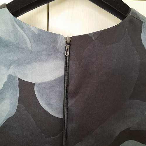 Lanvin midi dress like new, gray and blue
