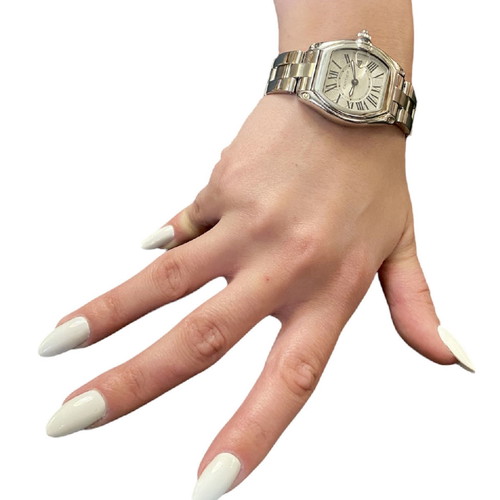 Cartier Roadster γυναικείο ρολόι μεταχειρισμένο quartz από ατσάλι