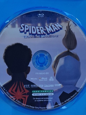 Marvel Spider-Man: Across the Spider-Verse Blu-ray, action fantasy