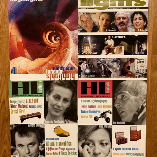 Highlights magazines used 2001-02, issues 1, 8, 9, 10