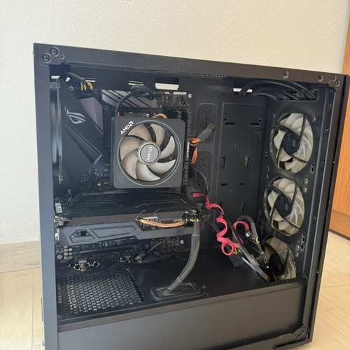 Desktop PC with AMD Ryzen 7 2700X, ASUS ROG Strix B450-F, 16GB RAM, GTX 1050 Ti