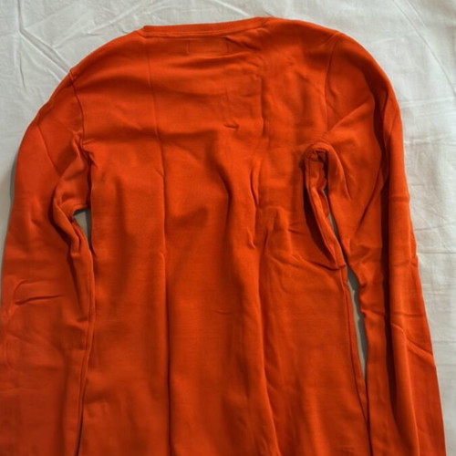Zara long sleeve top, orange