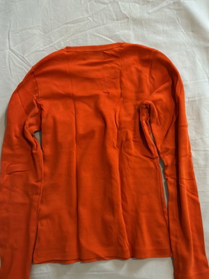 Zara long sleeve top, orange